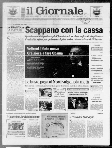 Il giornale : quotidiano del mattino